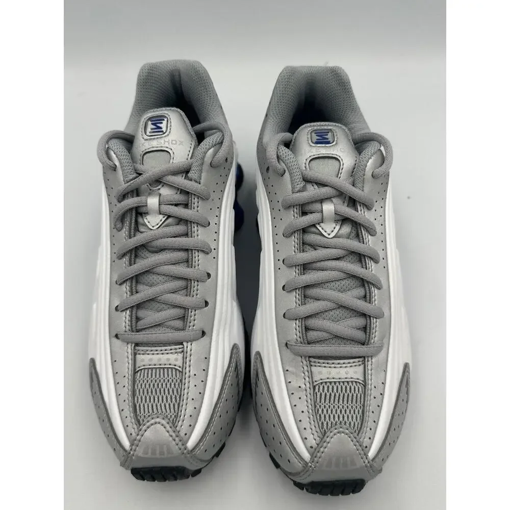 Nike Shox R4 GS White Blue Silver CW2626-100‎ Youth Size 4Y / 5.5W | NIB OG All